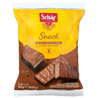 Вафли в шоколаде без глютена Schar Snack 105 гр