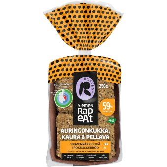 Овсяные хлебцы с семенами кунжута и подсолнечника Rosten 250 гр Овсяные хлебцы с семенами кунжута и подсолнечника Rosten 250 гр