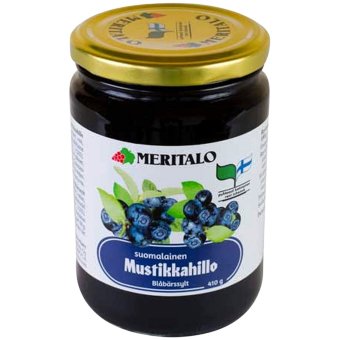 Черничное варенье  Meritalo 410 гр Черничное варенье  Meritalo 410 гр