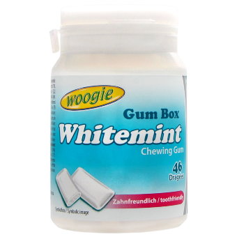 Жевательная резинка Whitemint без сахара 65 гр 46 шт Woogie (цена по акции)