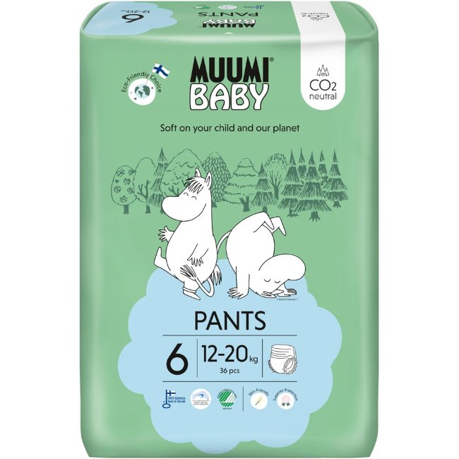 Подгузники-трусики Muumi 6, 12-20 кг, 36 шт.