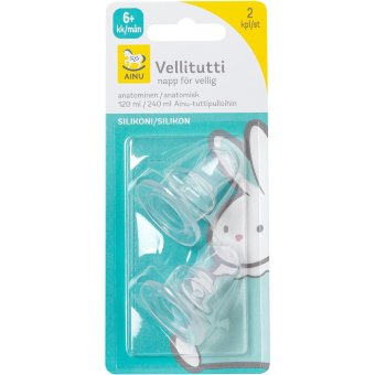 Силиконовая соска для бутылочки Vellitutti 2 шт