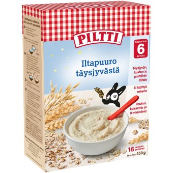 Детская каша Piltti из цельного зерна 450 гр