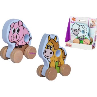 Игрушка на толкание Eichhorn. 3 разных вида, ассорти, продается поштучно