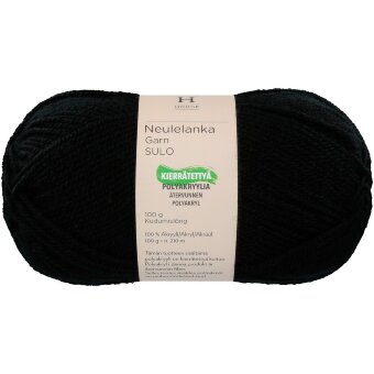 Пряжа House Sulo из акрила 100 гр Black 217
