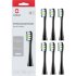 Сменные насадки для зубной щетки Oclean Professional Clean, 6 шт, черные