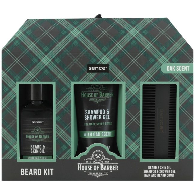 Подарочный набор Sence Collection для мужчин House of Barber 3 шт Подарочный набор Sence Collection для мужчин House of Barber 3 шт