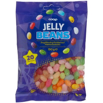 Мармеладные драже 20 вкусов в сахарной посыпке Coop Jelly Beans 150 гр
