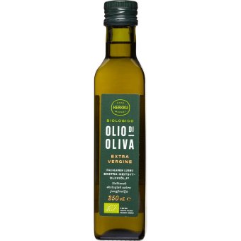 Итальянское органическое оливковое масло Herkku extra virgin 250 мл