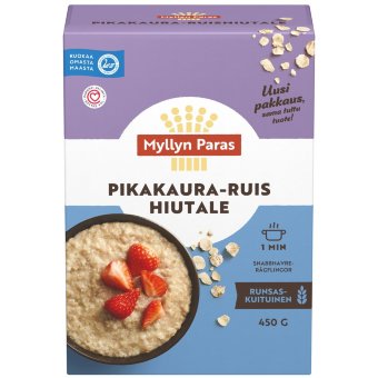 Овсяно-ржаные хлопья быстрого приготовления Myllyn Paras Pikakaura 450 гр Овсяно-ржаные хлопья быстрого приготовления Myllyn Paras Pikakaura 450 гр