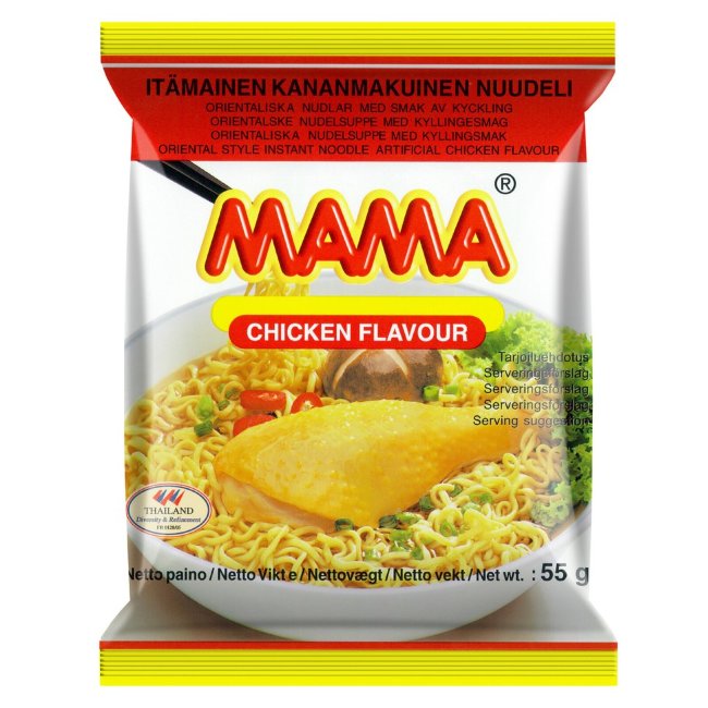 Лапша яичная Mama со вкусом курицы 55 гр