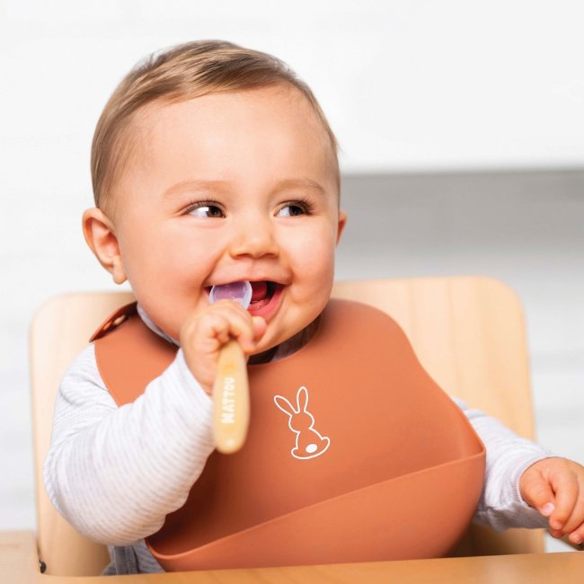 Силиконовые первые ложки Nattou 4 шт