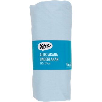 Простыня Xtra Uni 240x270 см, светло-голубая