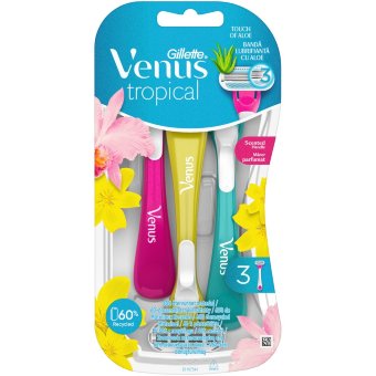 Бритвенные станки Gillette 3 шт Venus Tropical