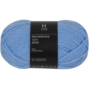 Пряжа House garn Bebe 50 гр синий 23070