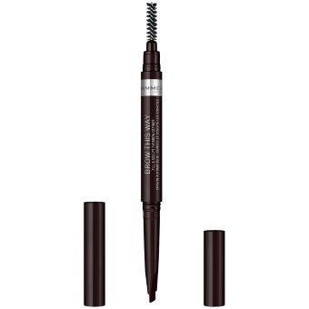 Карандаш для бровей Rimmel Brow This Way Filler & Fixer 004 Soft Black 0,4 г