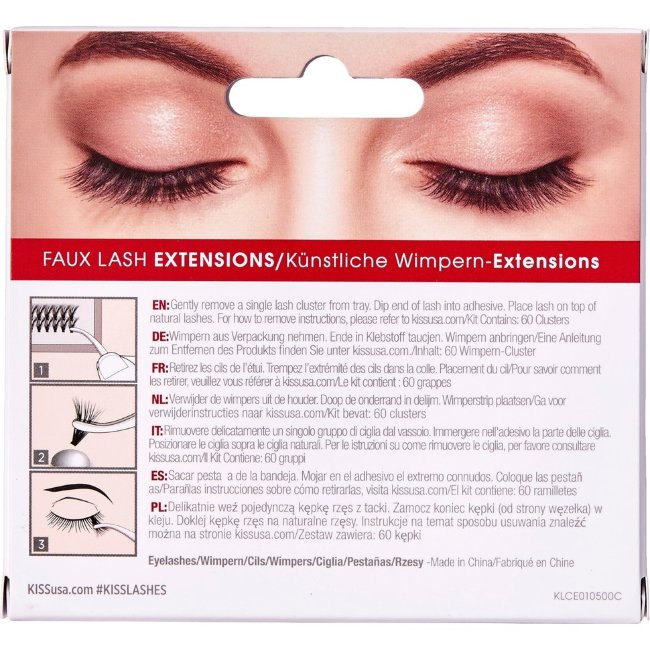 Искусственные ресницы Kiss Lash Couture 60 пучков