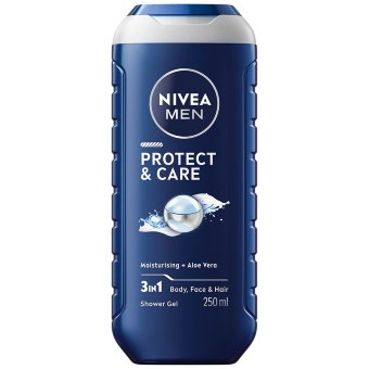 Мужской гель для душа (Защита и уход) NIVEA MEN Protect & Care 250 мл