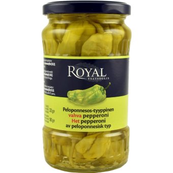 Пеперони Royal зеленый перец 325/180 гр