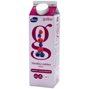 Кисель Valio Gefilus® с черникой и малиной 1 кг