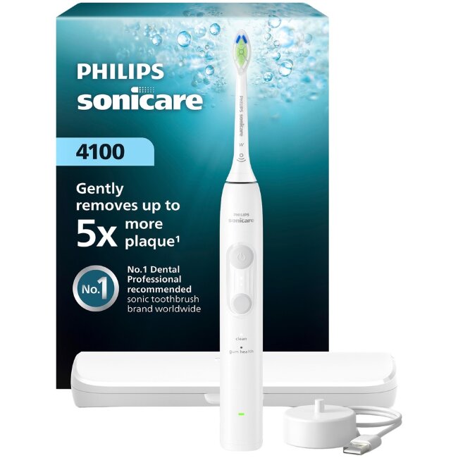 Электрическая зубная щетка Philips Sonicare 4100 HX4043/41 Электрическая зубная щетка Philips Sonicare 4100 HX4043/41