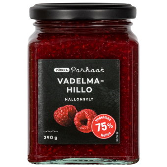 Варенье из отборной малины Pirkka Parhaat 390 гр