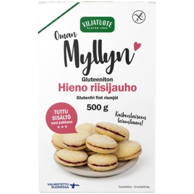 Мука из риса Virtasalmen Viljatuote без глютена 500 гр