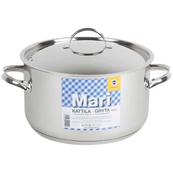 Стальная кастрюля Opa 4 л Mari Steel