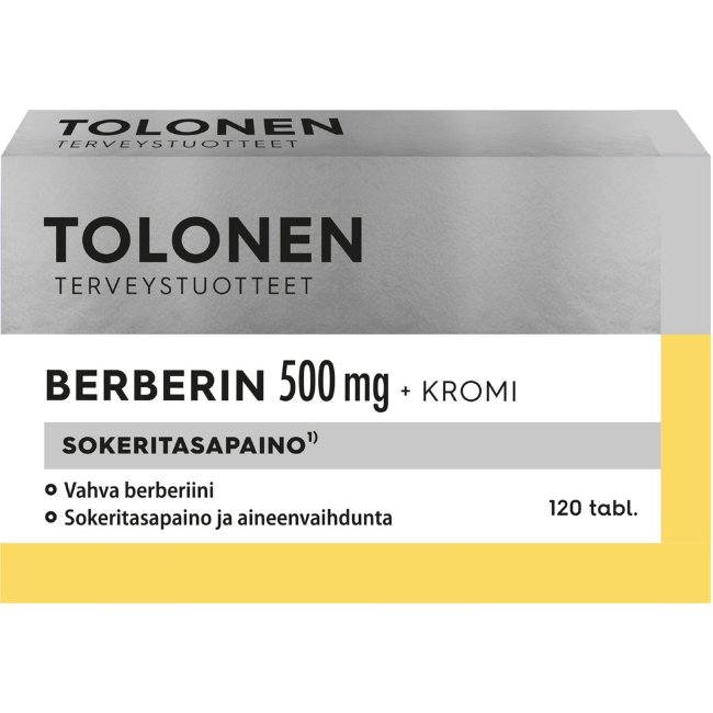 Витамины Berberin + Kromi 120 таблеток Tolonen