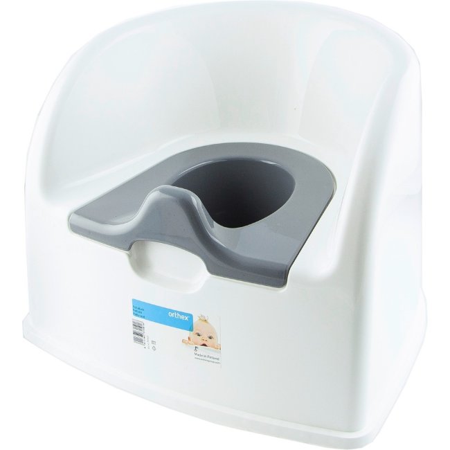 Горшок-стул Orthex бело-серый