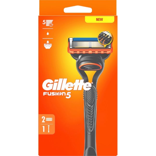 Бритвенный станок Gillette Fusion5, 2 кассеты
