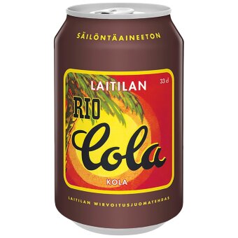 Лимонад с коловым вкусом Laitilan Rio Cola 0,33 л
