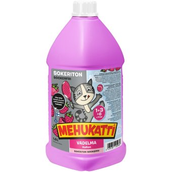 Безсахарный концентрат малинового сока Mehukatti 1+3 1,5 л