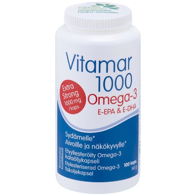 Капсулы Vitamar 1000 с этилэстерифицированным омега-3 100 капсул Капсулы Vitamar 1000 с этилэстерифицированным омега-3 100 капсул