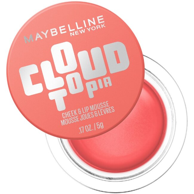 Крем-мусс для губ и щек Maybelline New York Cloudtopia 5 Coral Illusion 5 гр Крем-мусс для губ и щек Maybelline New York Cloudtopia 5 Coral Illusion 5 гр
