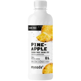 Безсахарный напитковый концентрат Mysoda ананас 500 мл