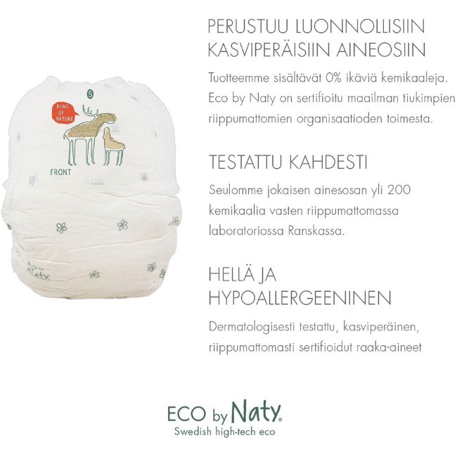 Подгузники-трусики Naty 34 шт. размер 5 12-18 кг