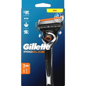 Бритвенный станок Gillette Fusion5 ProGlide с двумя кассетами