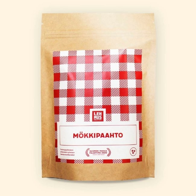 Молотый тёмной обжарки кофе Lehmus Roastery Mökki 220 гр