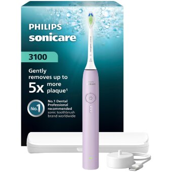 Электрическая зубная щетка Philips Sonicare 3100 HX4033/27 фиолетовая Электрическая зубная щетка Philips Sonicare 3100 HX4033/27 фиолетовая