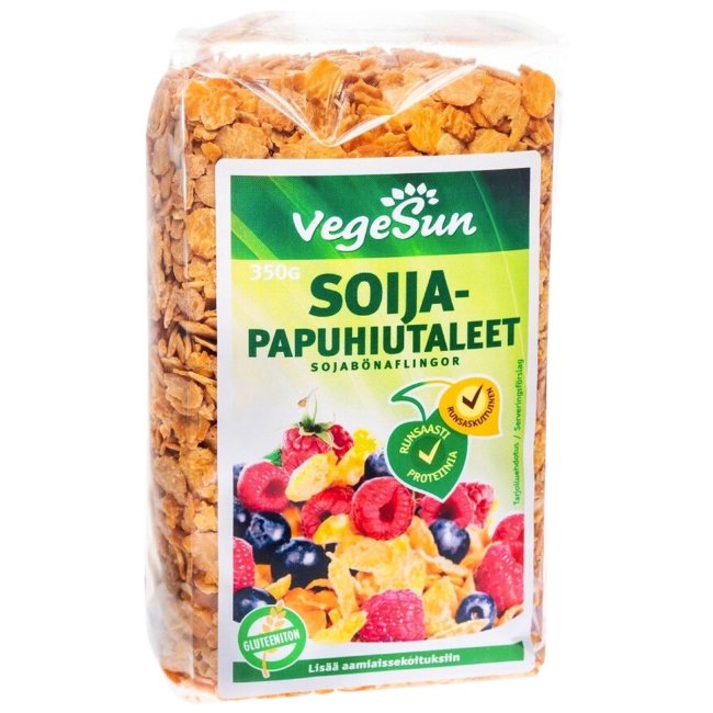Соевые хлопья VegeSun без глютена 350 гр Соевые хлопья VegeSun без глютена 350 гр