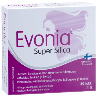 Витамины для волос, ногтей, кожи Evonia Super Silica 60 табл