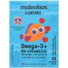 Детские жевательные рыбки Омега 3 и D3 Makrobios Juniori Omega-3 + D3 45 шт