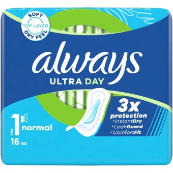 Гигиенические прокладки Always Ultra Normal 1, 16 шт Гигиенические прокладки Always Ultra Normal 1, 16 шт