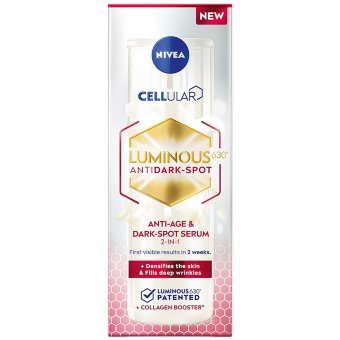 Клеточный сыворотка для лица NIVEA Cellular Luminous630 Anti-Age & Dark-Spot 30 мл Клеточный сыворотка для лица NIVEA Cellular Luminous630 Anti-Age & Dark-Spot 30 мл
