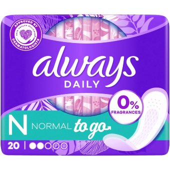 Прокладки Always Daily Normal to go 20 шт