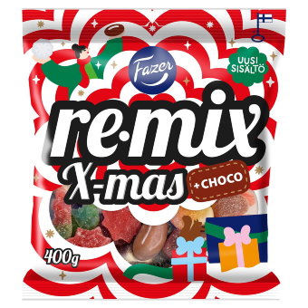 Жевательный мармелад Remix X-mas Choco 400 гр Жевательный мармелад Remix X-mas Choco 400 гр
