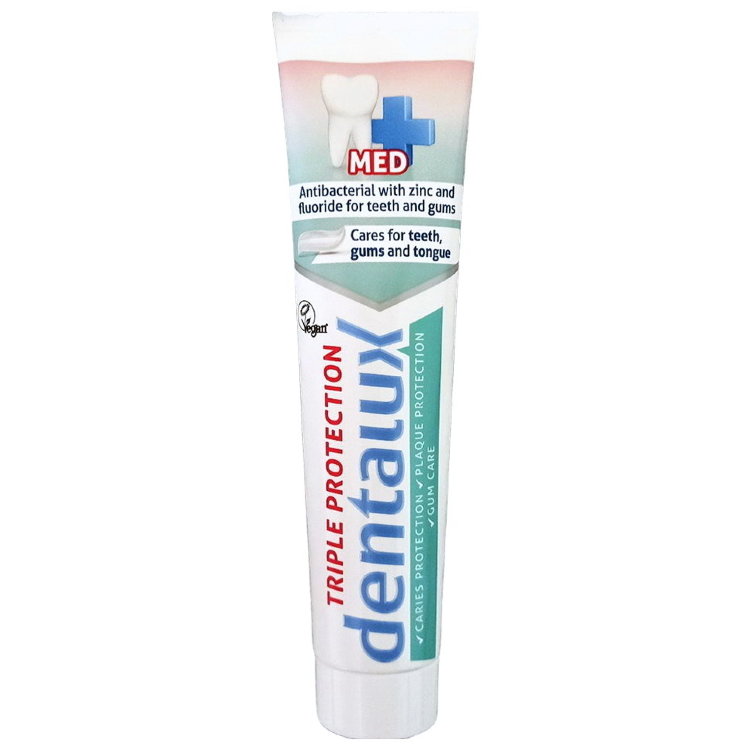 Зубная паста Dentalux MED (тройная защита) 125 гр купить | Товары