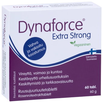 Dynaforce Extra Strong Родиола розовая для иммунитета Hankintatukku 60 табл