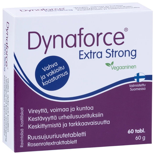 Dynaforce Extra Strong Родиола розовая для иммунитета Hankintatukku 60 табл